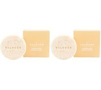 Valquer Champú Solido Sunset Fórmula Zero para Toda la Familia. Repara, Nutre y Suaviza Consiguiendo un Pelo Cuidado, con Avena y Aloe Vera. Vegano y Natural. 50 g. (Paquete de 2)
