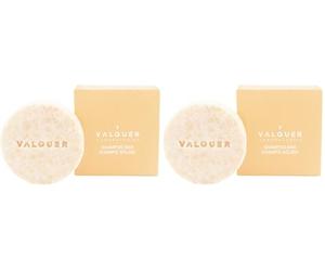 Valquer Champú Solido Sunset Fórmula Zero para Toda la Familia. Repara, Nutre y Suaviza Consiguiendo un Pelo Cuidado, con Avena y Aloe Vera. Vegano y Natural. 50 g. (Paquete de 2)