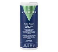 VALQUER Champú Total Repair Sólido en Polvo | 150 g | Repara y Suaviza el Cabello Seco y Dañado | Hidratación Intensa y Nutritiva con Queratina y Caviar Verde | Vegano