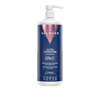 VALQUER Champú Ultra Hidratante Fórmula Zero | Nutre, Repara y Suaviza el Cabello Muy Seco | Antifrizz y Brillo con Extracto de Soja y Keratina | Vegano | 1L