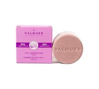 Valquer Champú y Acondicionador de Cebolla Sólido 2 en 1 | 70 g | Limpia, Nutre, Suaviza y Revitaliza Todo Tipo de Pelo | Con Ingredientes Naturales | Vegano