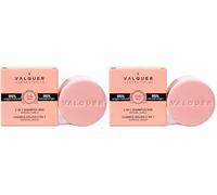 Valquer Champú y Acondicionador Sólido 2 en 1 Curly Especial Rizos Definidos. Limpia, Hidrata y Repara el Cabello Rizado con Activo Natural Derivado del Maíz. Ingredientes Naturales y Vegano. 70 g.