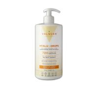 Valquer Hyaludrops Crema Hidratante Corporal Naranja y Vainilla. Loción para Piel Seca y Sensible, Hasta 72 Horas de Hidratación Nutritiva con Ácido Hialurónico, Niaciamida y Manteca de Karité. 700 ml