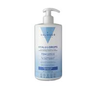 Valquer Hyaludrops Crema Hidratante Corporal Sin Perfume. Loción para Piel Seca y Sensible, Hasta 72 Horas de Hidratación Nutritiva con Ácido Hialurónico, Niaciamida y Manteca de Karité. 700 ml.