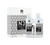 VALQUER Kit de Permanente Profesional No3 para Cabello Estropeado | Tratamiento Moldeador de Rizos Permanentes | Define el Pelo Rizado con Tecnología Vplex y Suavidad Efecto Seda | 215 ml