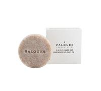 Valquer Limpiador Facial Sólido Sugar 3 en 1. Limpiador, Exfoliante Natural y Tonificante de Piel Consiguiendo un Tacto Suave y Radiante con Hueso de Albaricoque. Vegano. 50 g.