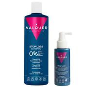 Valquer Pack Anticaída Intensivo Fórmula Zero, Champú 400 ml y Loción Shock 100 ml. Redensifica, Fortalece, Repara y Frena la Caída del Cabello. Con Pantotenato Cálcico, Vitamina E, B6 y B3. Vegano