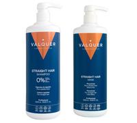 Valquer Pack Cabellos Lisos Champú 1L + Mascarilla 1L