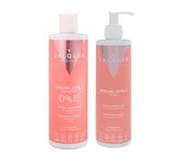 Valquer Pack Especial Rizos. Champú 1 L y Mascarilla 975 ml. Tratamiento de Cabello Rizado Método Curly para Rizos Definidos. Hidrata y Suaviza con Keratina Vegetal y Activo derivado del Maíz. Vegano