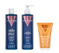 VALQUER Pack Hidratante para Cabello Seco y Dañado | 400 + 275 + 150 ml