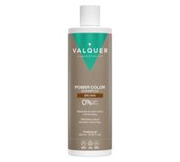 VALQUER Power Color Marrón Champú Potenciador de Color | 400 ml | Para Cabello Teñido o Natural | Coloración Temporal con Ingredientes Naturales | Sin Sulfatos | Vegano |