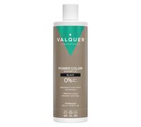 VALQUER Power Color Negro Champú Potenciador de Color | 400 ml | Para Cabello Teñido o Natural | Coloración Temporal con Ingredientes Naturales | Sin Sulfatos | Vegano
