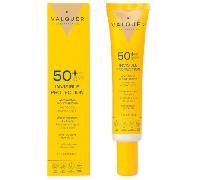 VALQUER Invisible Serum Facial Solar SPF 50+ | 40 ml | Hidratante Antiedad Resistente al agua | Protección UV de Textura Ligera para Todo tipo de piel | Vegano