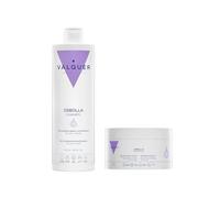 VALQUER Set de Cebolla | Champú y Mascarilla | 500 ml + 300 ml | Purifica y Regula el Pelo Graso | Anticaída y Antioxidante, Revitaliza Todo Tipo de Cabello | Proporciona Fuerza y Volumen