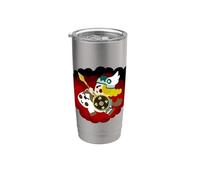 Valquiria Kawaii Vaso térmico de acero inoxidable de doble pared