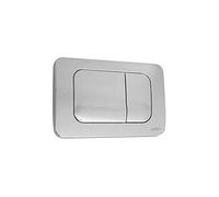 Valsir Placa de Control de Doble Descarga para Caja Tropea Blanca, Multicolor, estándar