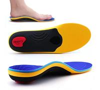 VALSOLE Plantillas ortopédicas para mujeres y hombres Soporte de pie alto Plantillas de zapatos funcionales suaves Inserto para pies planos, dolor de pie, fascitis plantar (Azul, 35-36 EU 23cm)