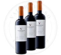 Valtravieso Crianza - Vino Tinto Ribera del Duero Denominación de Origen/Vino de Páramo, Tinto Fino (99%) y Cabernet Sauvignon (1%), Pack Lote de 3 Botellas x 750 ml