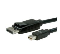 Value 11.99.5637 5m displayport mini displayport negro cable displaypo