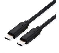 Value Cable USB4 Gen3x2, C-C, ST/ST, 40Gbit/s, 100W, negro, 0,8 m