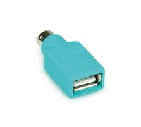 Value 12.99.1072 cambiador de género para cable ps/2 usb a verde