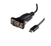 Value 12.99.1162 cambiador de género para cable usb c db9 / db25 negr