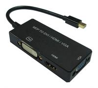 Value 12993154 0,1 m mini displayport displayport + dvi + hdmi negro
