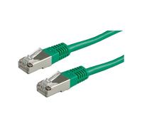 VALUE 21.99.1343 Cable de Red Patch Cat6 Class E S/FTP PiMF 2 m Verde, RJ-45 Macho