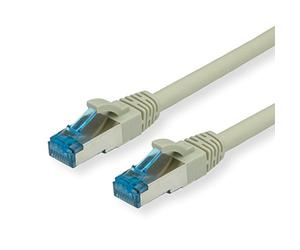 Value 21990862 - Cable de Red (2 m, Cat6a, S/FTP (S-STP), RJ-45, RJ-45, Gris)