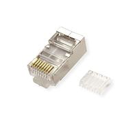 VALUE 21993065 - Conector modular RJ45, Cat.6a, apantallado, 100 unidades