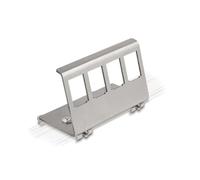 Value adaptador de carril din equipar, para 4 keystones