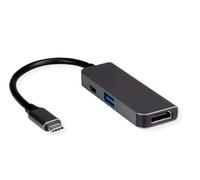 Value Adaptador de Pantalla USB Tipo C - HDMI + USB 3.2 Gen 1 A + Tipo C PD