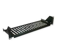 VALUE Bandeja para Engranajes de 19", 485 x 150 mm, 2U, 10 kg máx., Negra