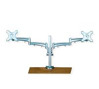 VALUE 17991134 - Soporte para monitor, 2 pantallas, 350 mm, montaje en mesa