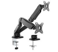 VALUE 17991163 - Soporte para monitor, 2 pantallas, 450 mm, montaje en mesa