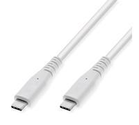 Value Cable compatible con USB 3.2 Gen 2, C-C, ST/ST, 10 Gbit/s, Emark, 60 W, blanco, 3 m