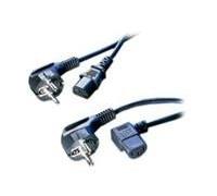 Value Cable de alimentación 1,8 m, Color Negro IEC320 EN60320C13 m/w CEE7/7 Recto (BE)(FR) (DE)