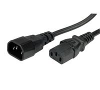 VALUE Cable de conexión de aparatos, IEC 320 C14 - C13, Negro, 0,5 m