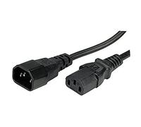 Value Cable de conexión de aparatos, IEC 320 C14 - C13, Negro, 3 m