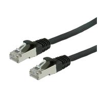 Value cable de conexión s/ftp-(pimf-) cat.6, lsoh, negro, 1,5m