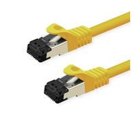 Value Cable de conexión S/FTP (PiMF) Cat.8 (Clase I), LSOH, Cable Trenzado, Amarillo, 2 m