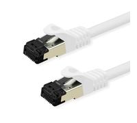 Value Cable de conexión S/FTP (PiMF) Cat.8 (Clase I), LSOH, Cable Trenzado, Blanco, 3 m