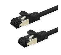 Value Cable de conexión S/FTP (PiMF) Cat.8 (Clase I), LSOH, Cable Trenzado, Negro, 2 m