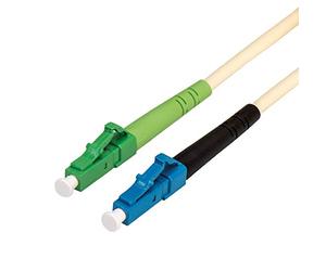 Value Cable de fibra óptica 9/125µm, conector LC UPC/LC APC, simplex, marfil, 15 m