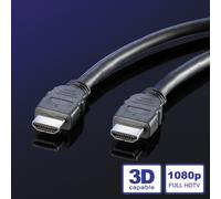 Value cable de monitor hdmi de alta velocidad, st-st, negro, 1 m
