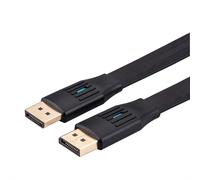 Value Cable DisplayPort Plano, v1.4, DP ST - ST, Negro, 3 m