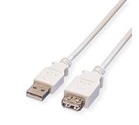 Value Cable USB 2.0, tipo A-A, ST/BU, blanco, 0,8 m