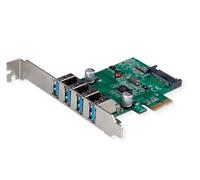 VALUE Carte PCI-Express, USB 3.2 Gen 1, 4 Puertos