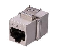 Value Conector RJ-45, Keystone, blindado, Cat. 6A (Clase EA), versión Corta, Color Plateado
