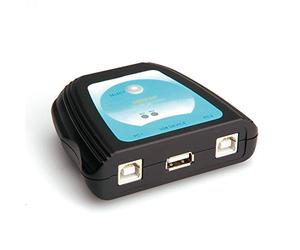 VALUE Conmutador manual de impresoras USB 2.0, 2 puertos